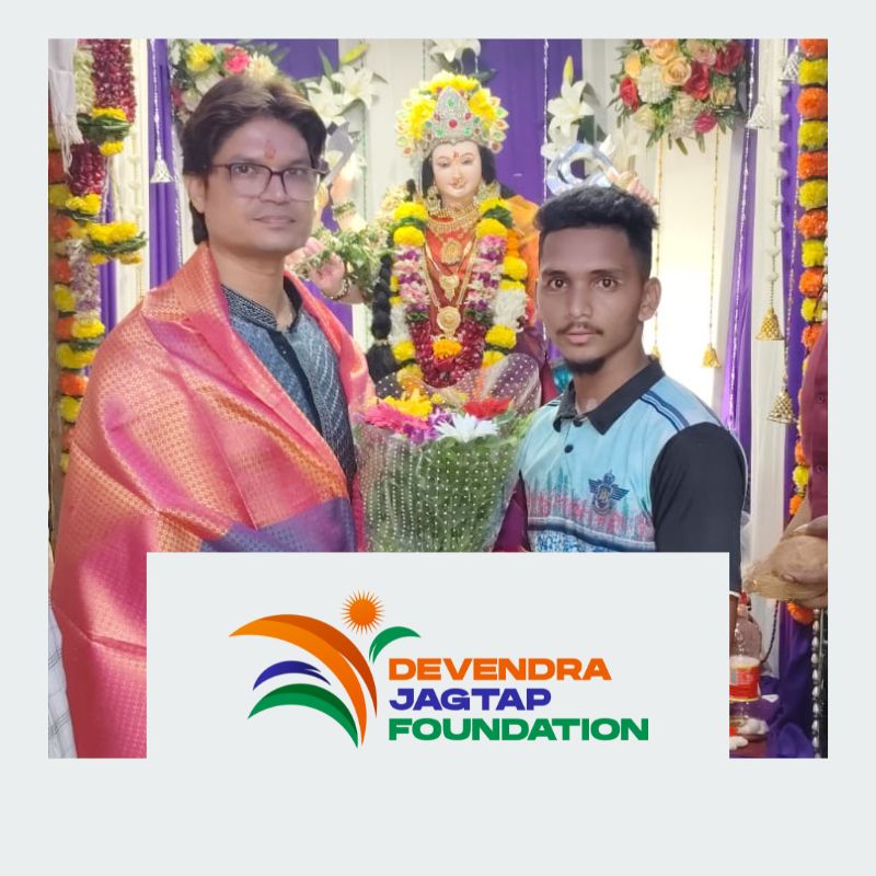 Devendra Jagtap - Navratri donation Devendra Jagtap Foundation - Navratri donation